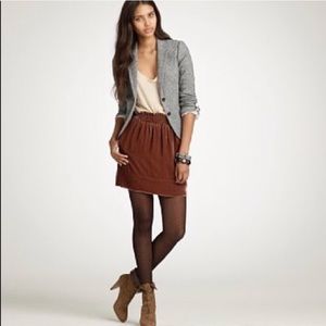 Jcrew Collection Panne Velvet “Belle” Skirt